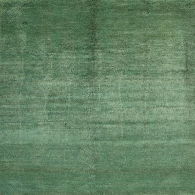 Tapis gris/vert contemporain