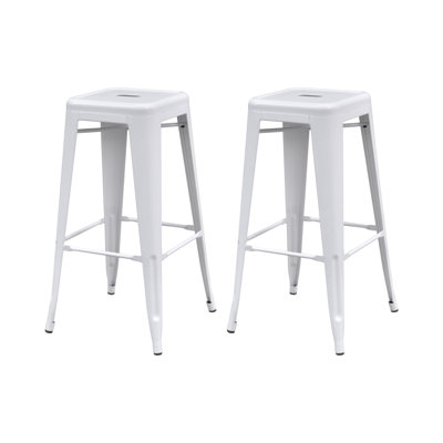 Counter Stool with Metal Frame
