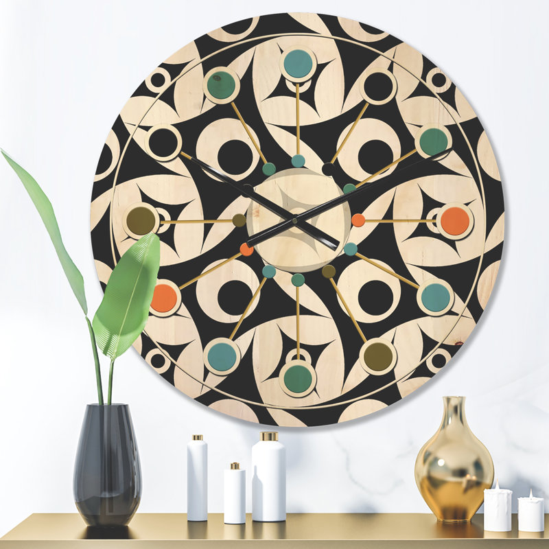 Solid Wood Wall Clock, Medium