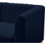 Canapé modulaire réversible en velours de 85,5 po de largeur Enson-743019088