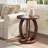 24-Inch Tall Round End Table, Set Of 2-689638094