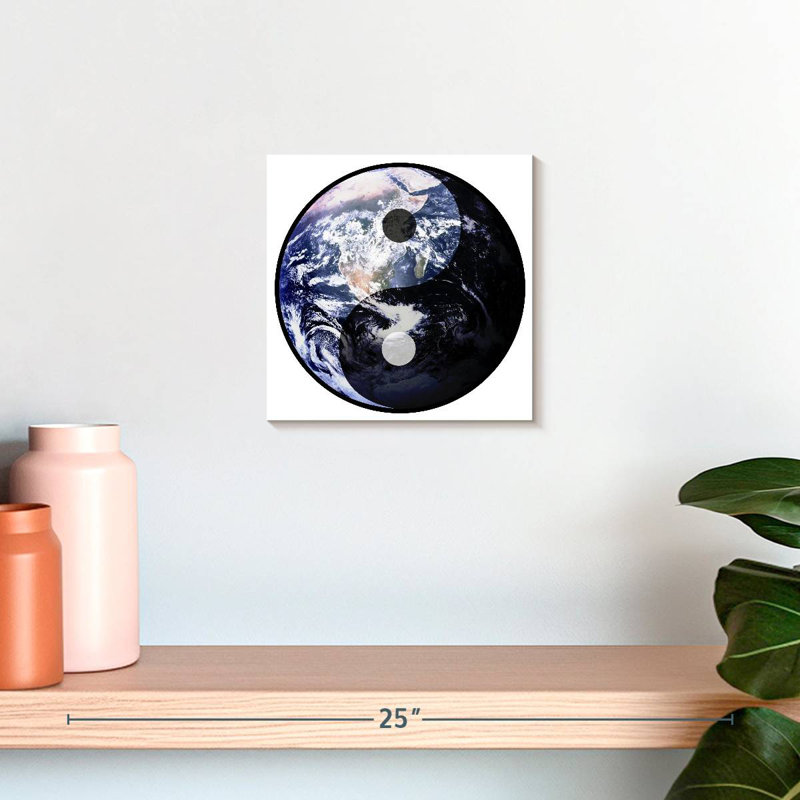 Terre Khelsey Yin Yang, H 10 po x l 10 po