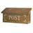 Pasadena Brass Wall Mounted Post box-14273467-14273466