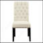  Ensemble de 2 chaises d'appoint capitonnées-1214895520