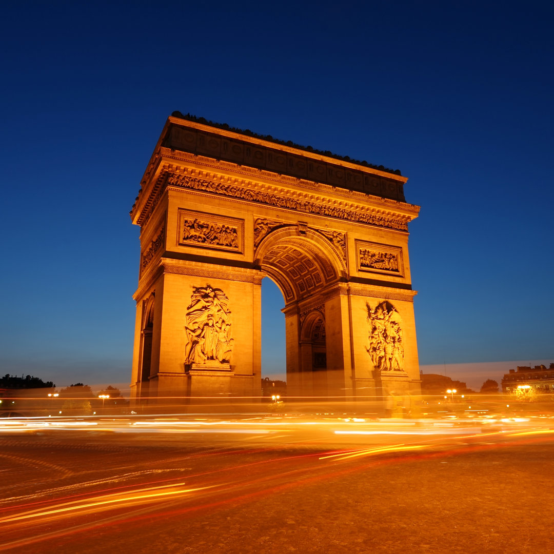 Arc De Triomphe - Leinwandfoto im Wickelformat