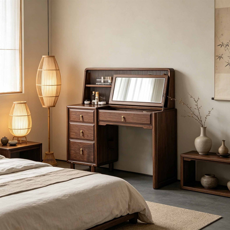 New Chinese style flip style dressing table