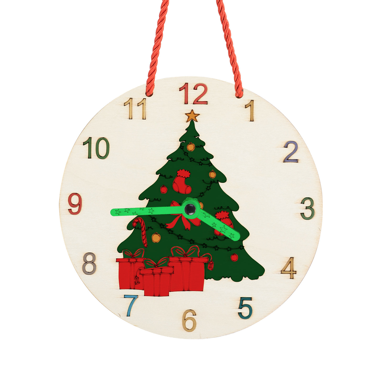 The Holiday Aisle® DIY Clock Making Kit - Christmas | Wayfair
