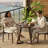 Upholstered Dining Chairs with Solid Wood Frame, Modern Kitchen Chairs,Soft Plush Velour Upholstery,Beige(Set Of 2)-1193306001