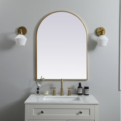 Sabine Metal Arch Wall Mirror