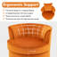 Fauteuil demi-tonneau pivotant