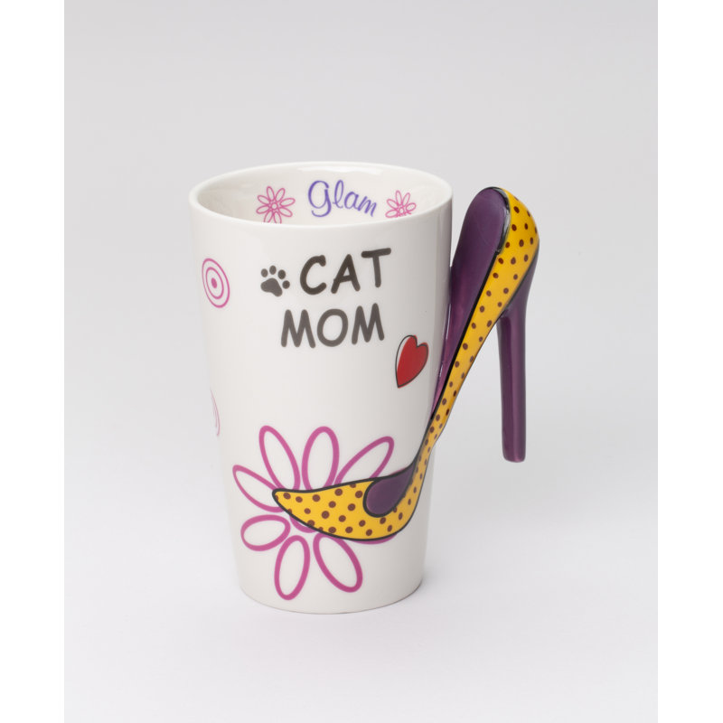 Tasse de chat et maman