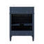 Meuble-lavabo de 61 cm (24 pouces) avec lavabo en céramique intégré et armoire de rangement