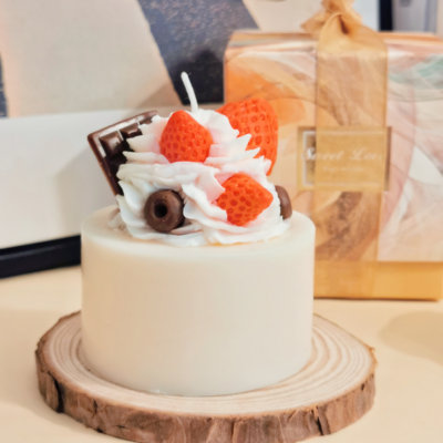 Bougie parfumée à la fraise