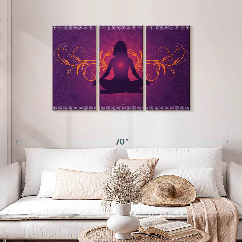 Chakra Kerrick Yoga, H 28 po x l 45 po