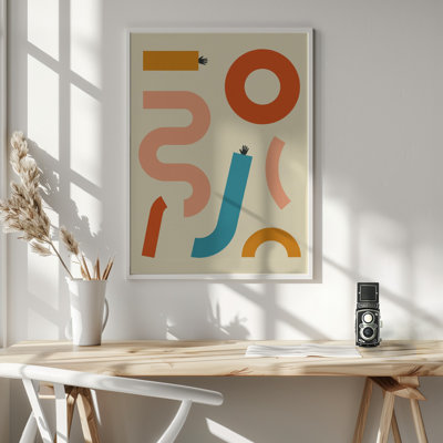 "Reaching" Framed Textured Wall Art