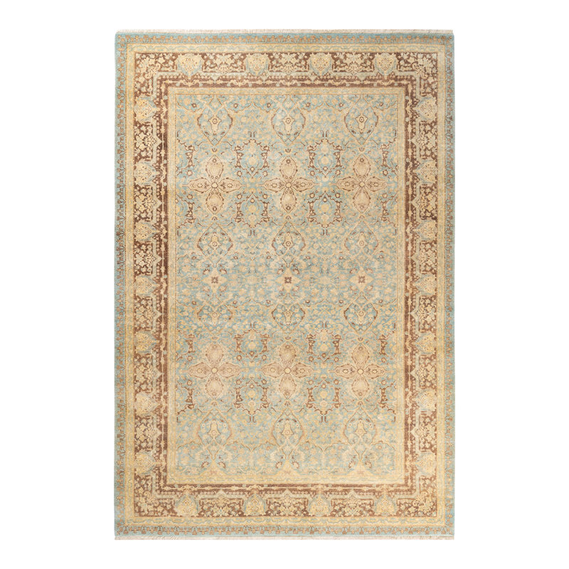 Classic One-of-a-Kind 6' 1" X 9' 1" Hand Knotted Area Rug