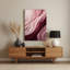 Art mural abstrait en métal beige 91-615723208