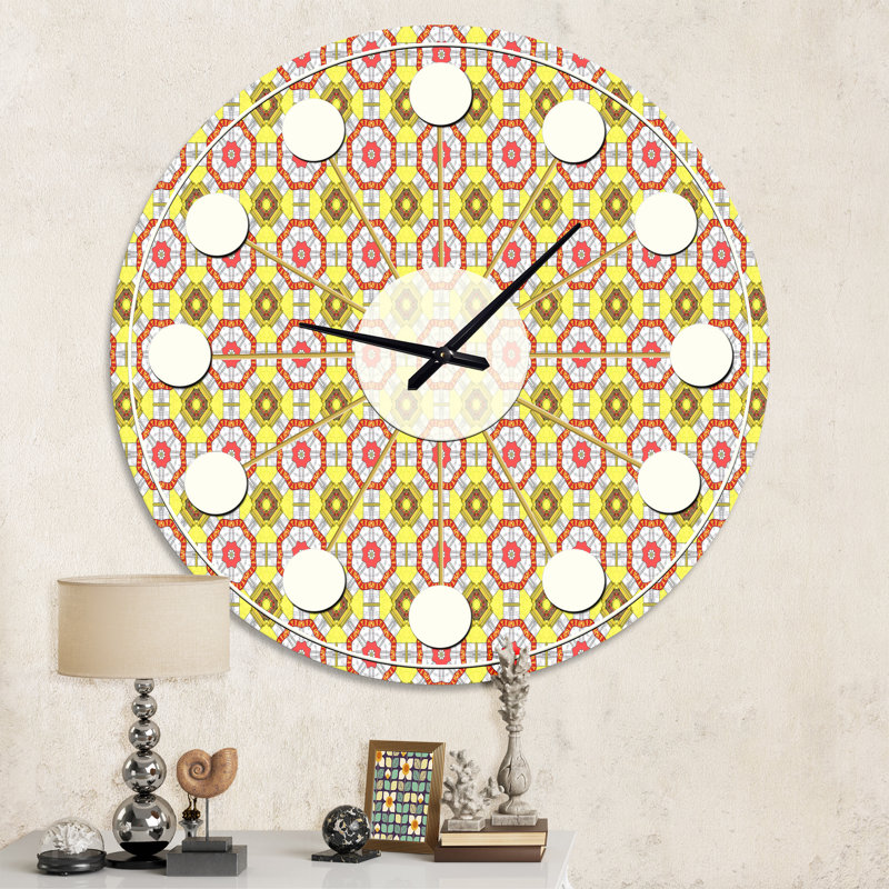 Horloge murale rétro Mid-Century, Moyenne