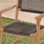 Chaise berçante d'extérieur 2 pièces en osier-1207740504