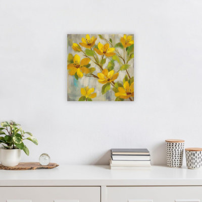 Impression sur toile Golden Bloom