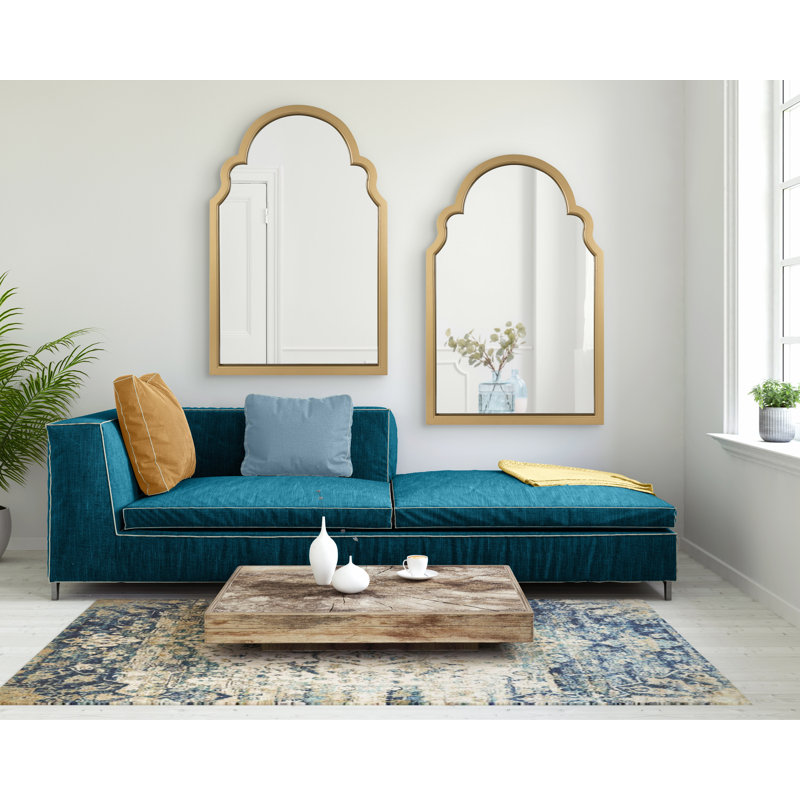 Westin Wood Mirror, 33.5" x 21.5", Gold