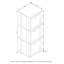 Floyds 34cm W Manufactured Wood Shelving Unit