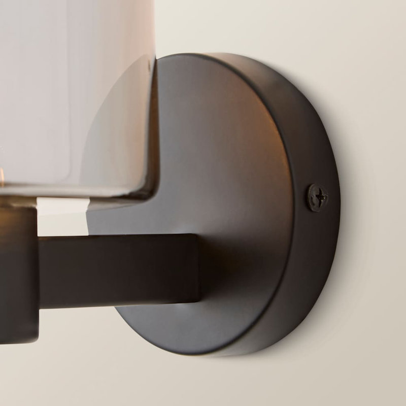 Alfiere Armed Sconce, Matte Black, 11cm H x 13cm W x 17cm D, 2