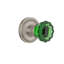 Rope Rosette with Crystal Emerald Door Knob-65936329
