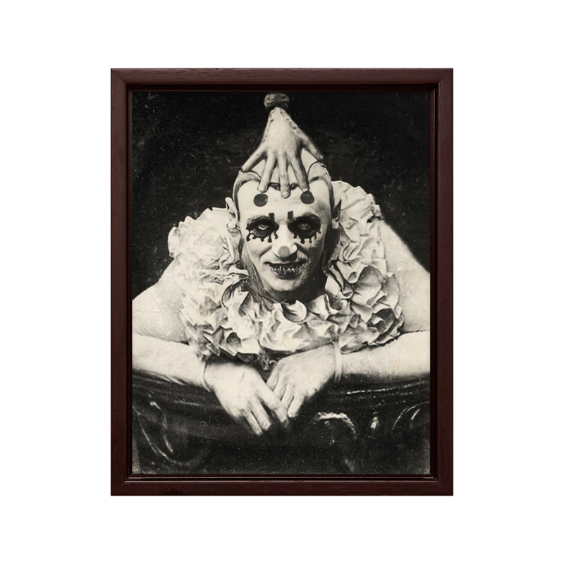 Clown de cirque, Sans cadre, Affiche, H 18 po x l 24 po