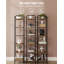 Bookcase Bookshelf, Narrow Tall Bookcase, Slim Wooden Shelving Unit for Bedroom, Living Room, Home Office, Sturdy -1380857592-1380857595