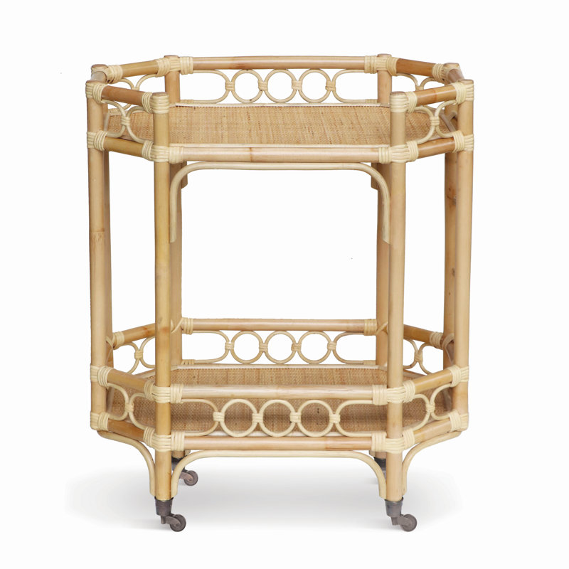 Raelyn Bar Cart, Beige