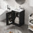 20" Bathroom Vanity With Sink, Bathroom Cabinet With Soft Closing Door, Storage Rack And Adjustable Shelve