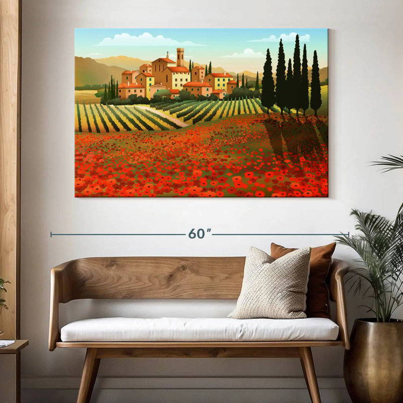Ravi Tuscan Summer Day, 34" H x 51" W
