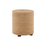 Furniture Classics Bali Rattan Wood Round End Table