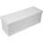 Repose-pieds rectangulaire en similicuir touffeté avec rangement Falan-1336100703