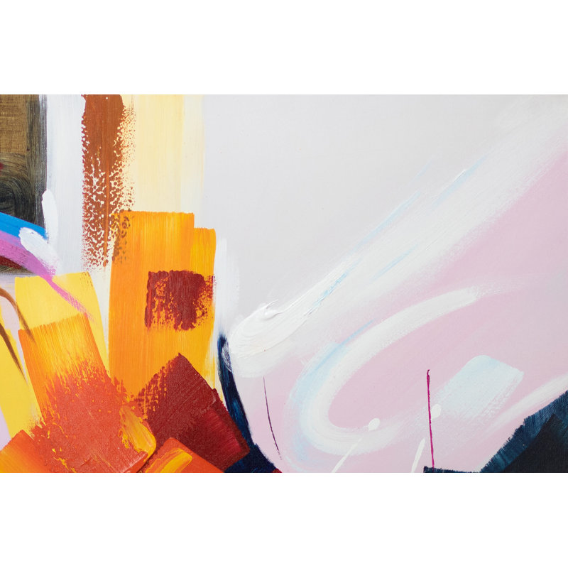 Hand -painted acrylic painting Passion of Colors
