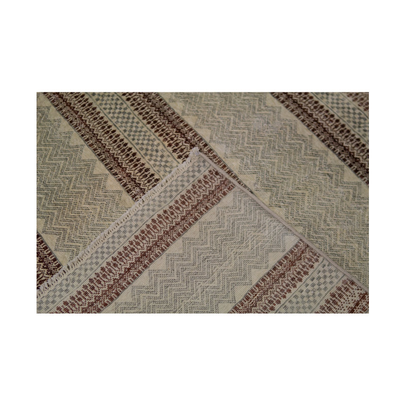 Wool Striped Area Rug