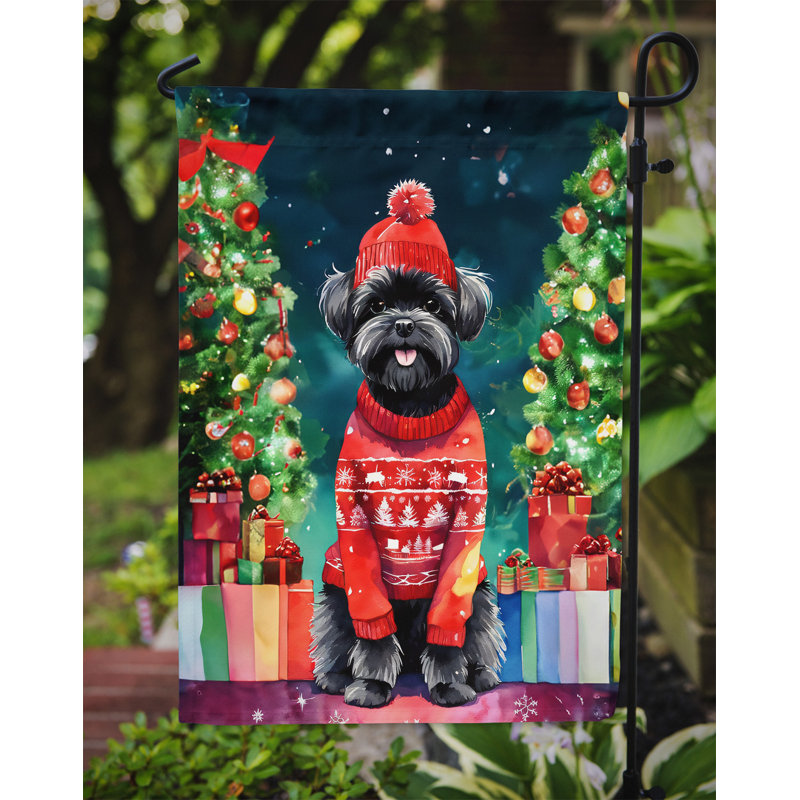 Double Sided Polyester Christmas, 15.5'' H x 11.25'' W
