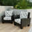 24" x 26.5" Outdoor Deep Seat Chair Cushion Set with Welt-2103334405