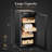 Upgrade 115l Electric Cigar Humidor Temperature & Humidity Control, Built-in Humidification System With Spanish Cedar Wood Shelves & Drawer Hygrometer Father's Day Gifts For Men(900 Capacity)