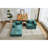 Convertible Foldable Dark 2 - Seat , Compression Boneless With Chenille For Friend Movie Night Chenille, No Assembly Office Lounge-367981022