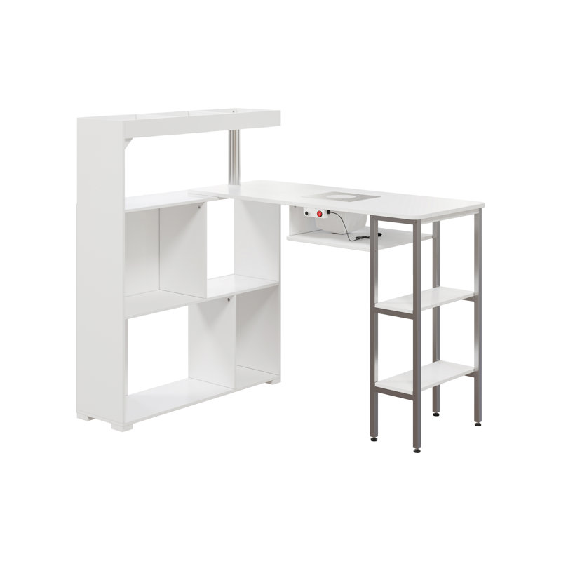 L-Shaped Credenza Desk