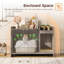 Cat Litter Box Enclosure, Hidden Litter Box Furniture With Scratch Pad