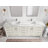 Aberdeen 84'' Double Bathroom Vanity with Quartz Top-115357187-115357188