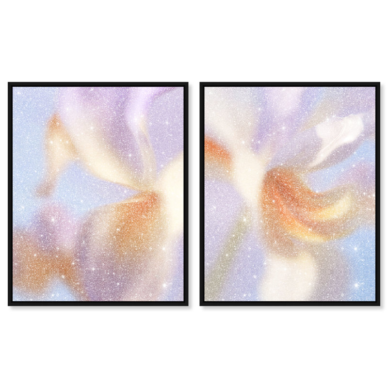 Blurred Venus Set Abstract Canvas Print by Oliver Gal, Black Frame, 16 x 20, 25"H x 31"W, Black Floater Frame