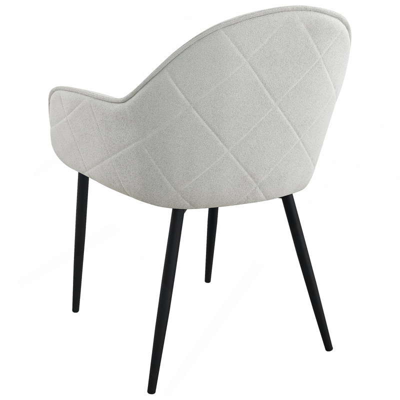 Ensemble de chaises à accoudoirs rembourrées Gresham, Grey
