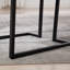 45cm H Linen Upholstered Metal Side Chair-121976092