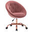 Chaise de bureau ergonomique rembourrée en velours-703780980
