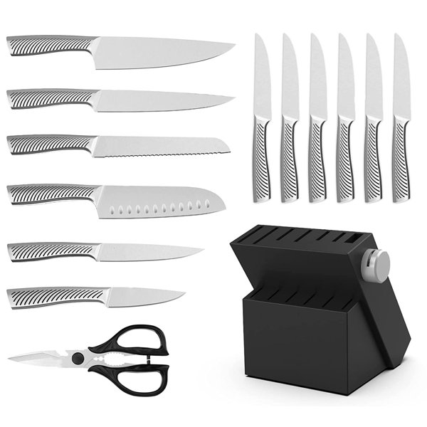 Melissa 6 Piece Stainless Steel Knife Block Set