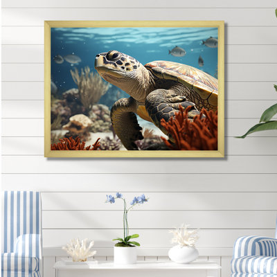 Vie côtière classique sur toile